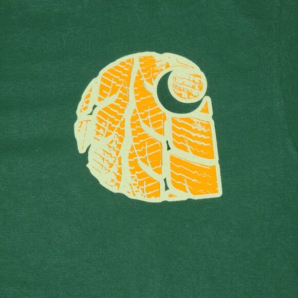 Carhartt SS Dark Green Unisex Tee "Good For The Longhaul" - Size Large - Picture 4 of 5
